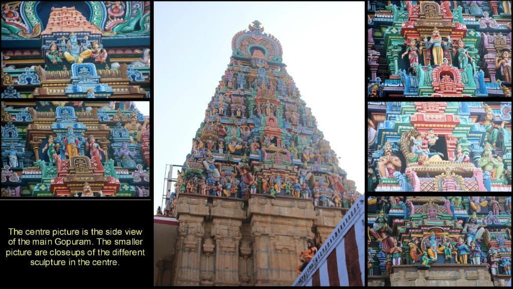 The Main Gopuram with some description