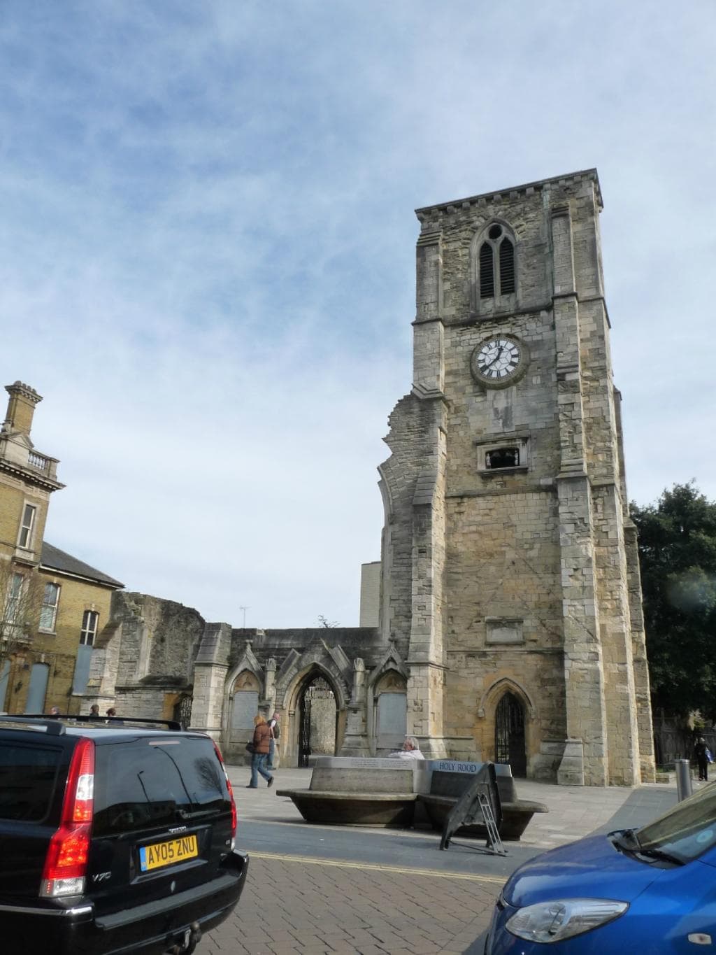 Do pop in the Holy Rood Church which is now a memorial site