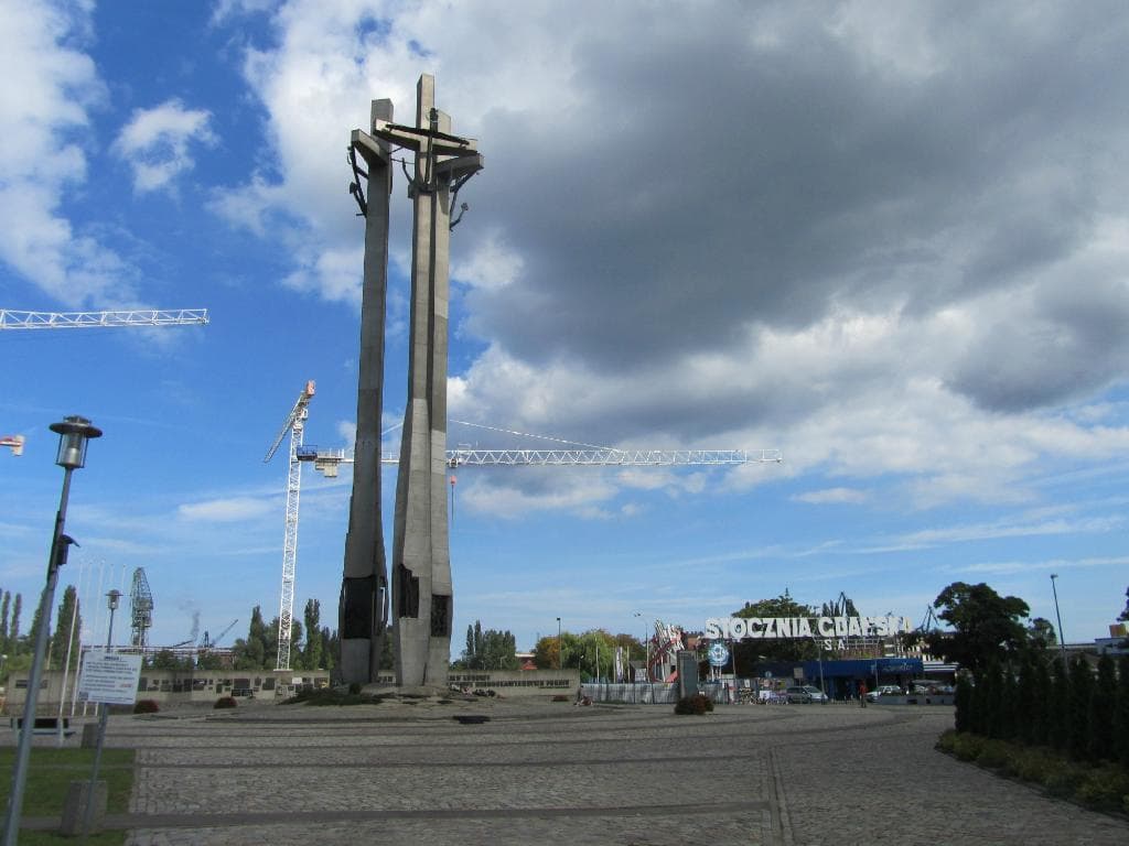 Drei Kreuze 2009 - noch ohne Solidarnosc Museum