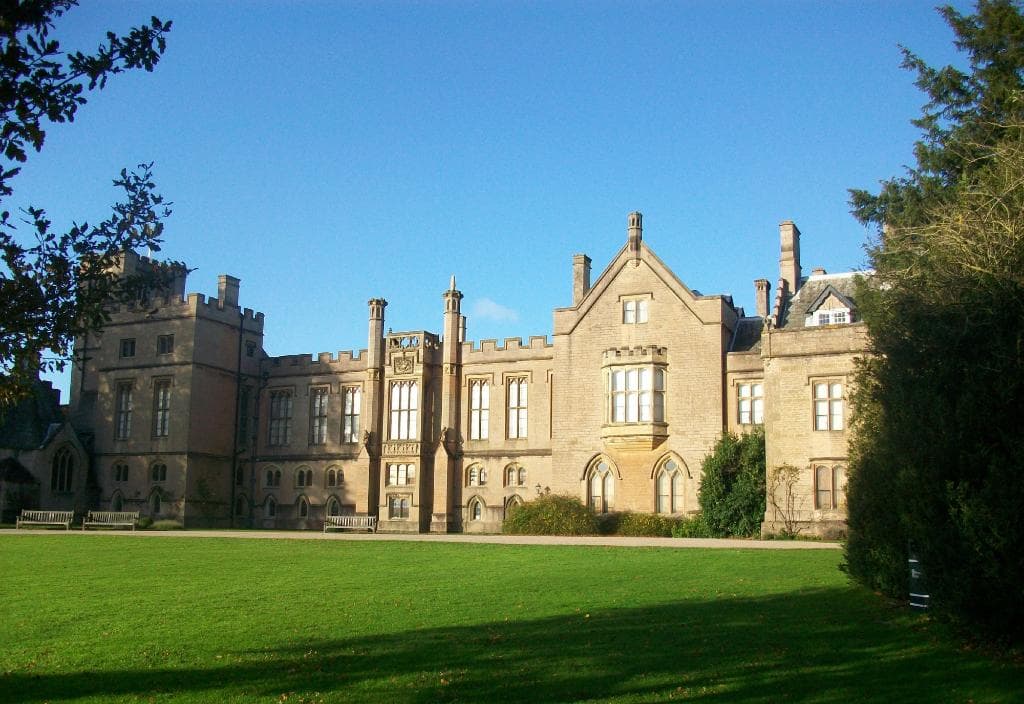 South view and Byron's Lawn