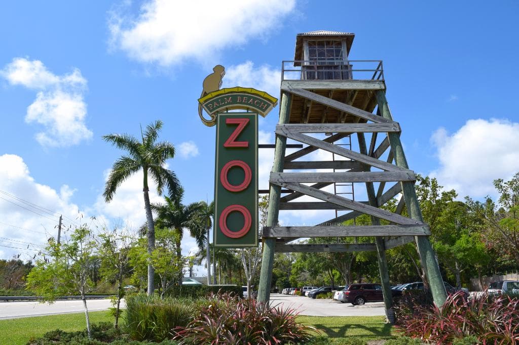 Our Zoo sign is powered by energy-efficient LED lights