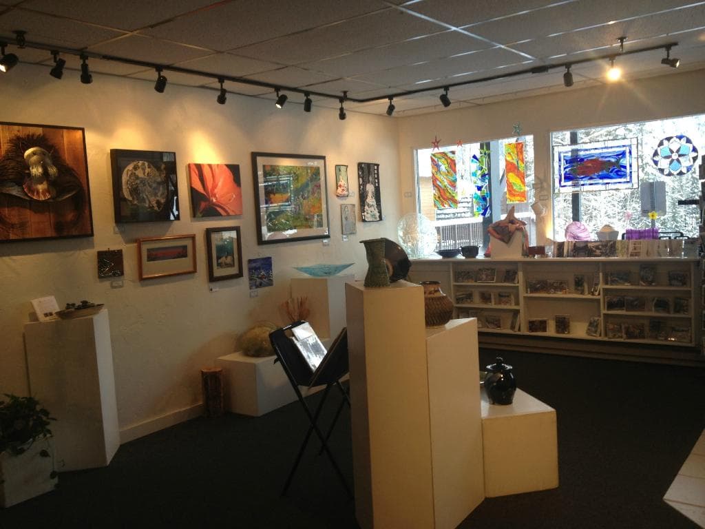 Inside the gallery