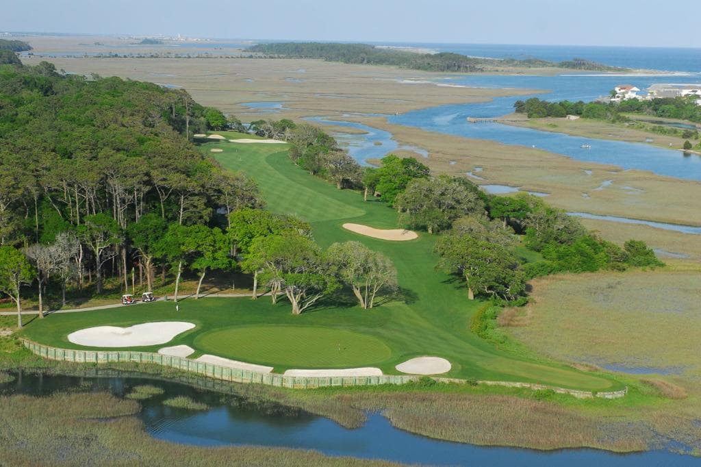 #12 Green and #13 - Tidewater Golf Course, North Myrtle Beach SC