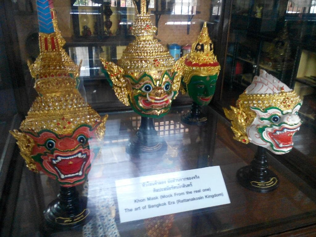 Masks in museum