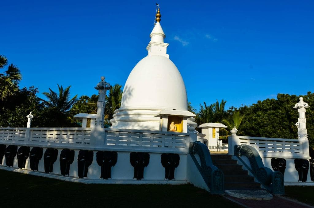 The stupa at the temple