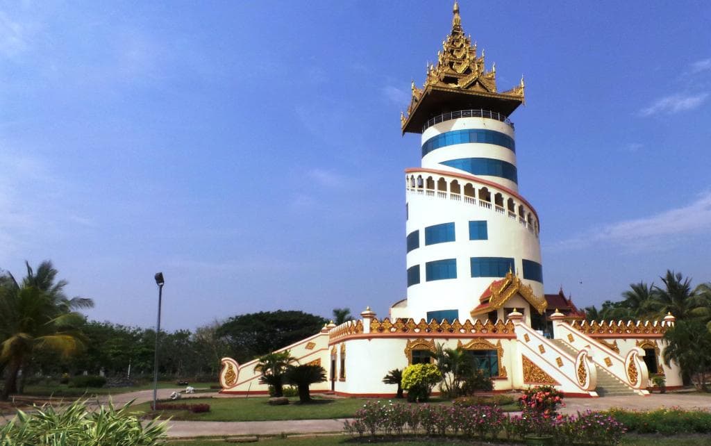 this replica of a Bagan Nann Myint ("high palace") tower is an ideal place to climb to get a ful