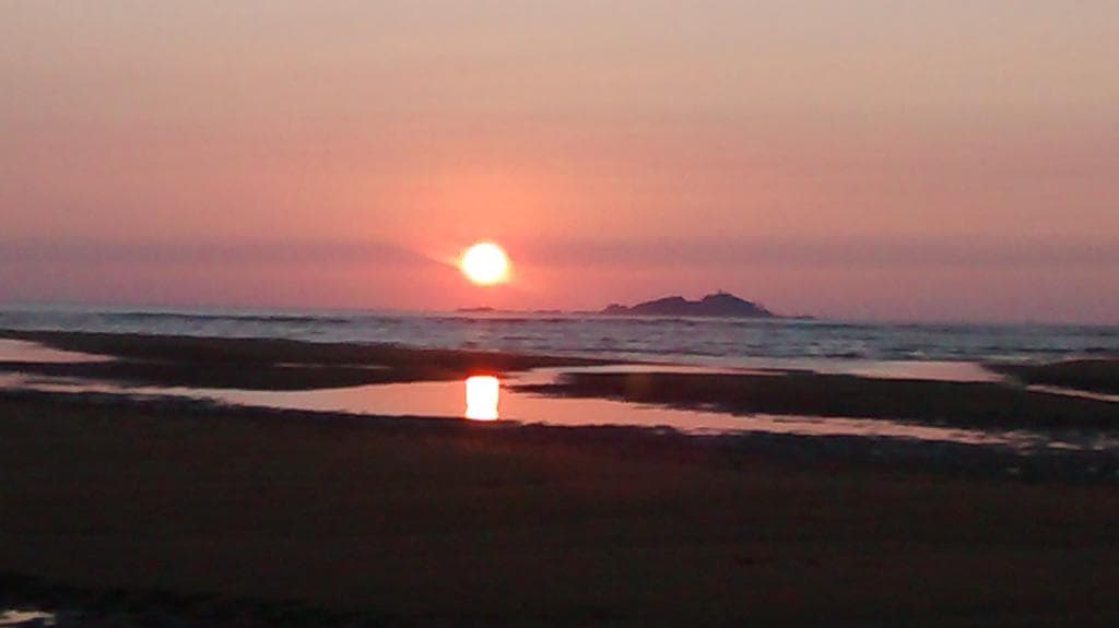 Sun set at Karwar beach unforgettable...