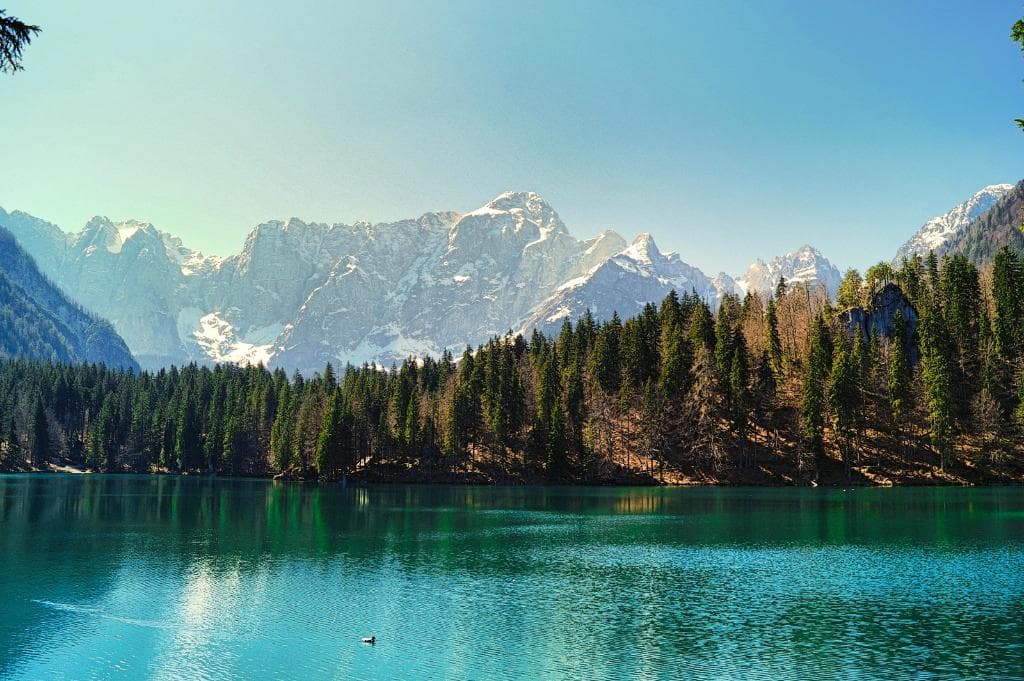 Unterer See mit Mangart