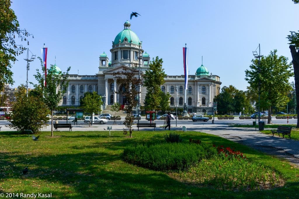 Viewed from park across the street