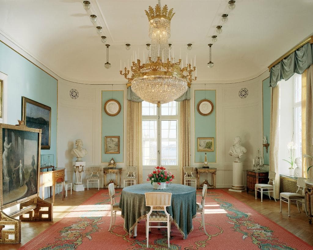 The dining room. 