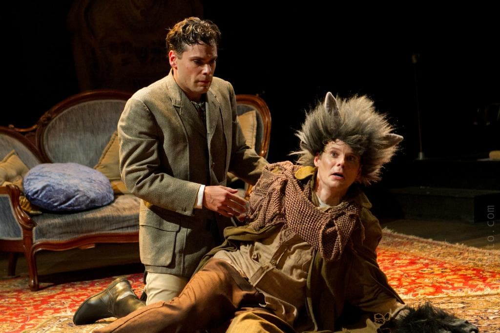 Jesse Bush and Tony Roach in THE MYSTERY OF IRMA VEP.
