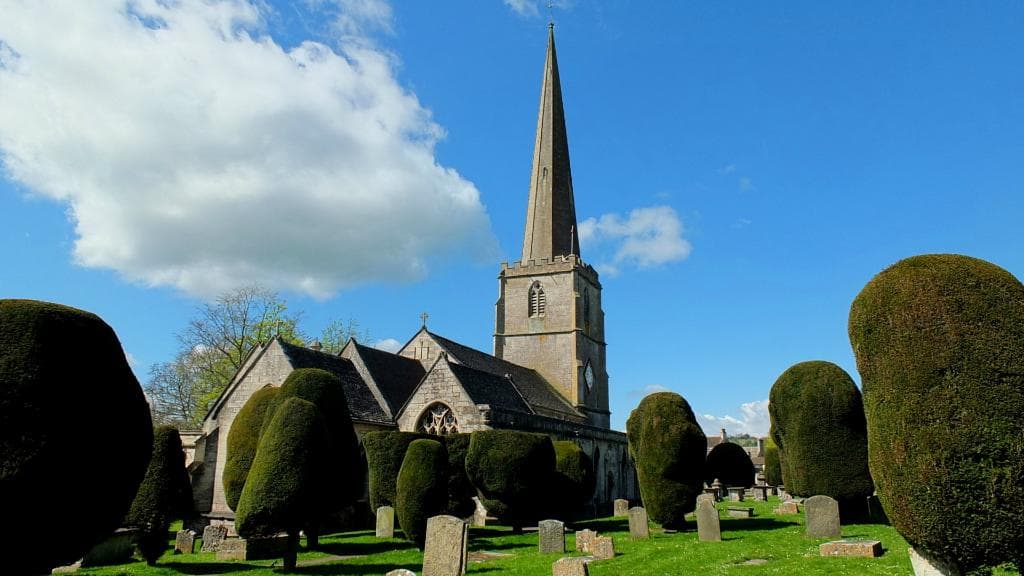 Exterior view of the church