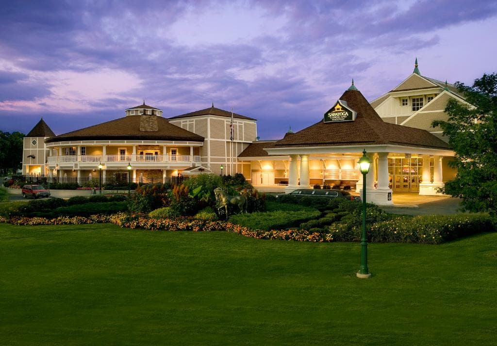 Saratoga Casino and Raceway at Dusk