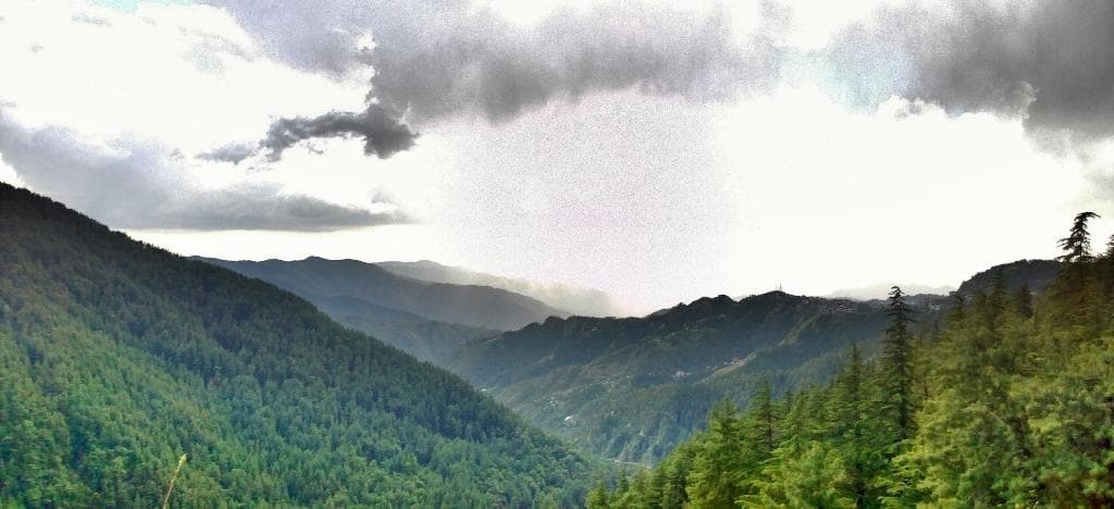 view of the valley