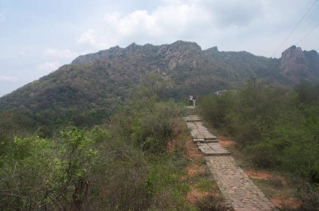The route to the "falls"