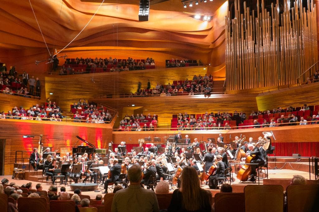 Concert in progress