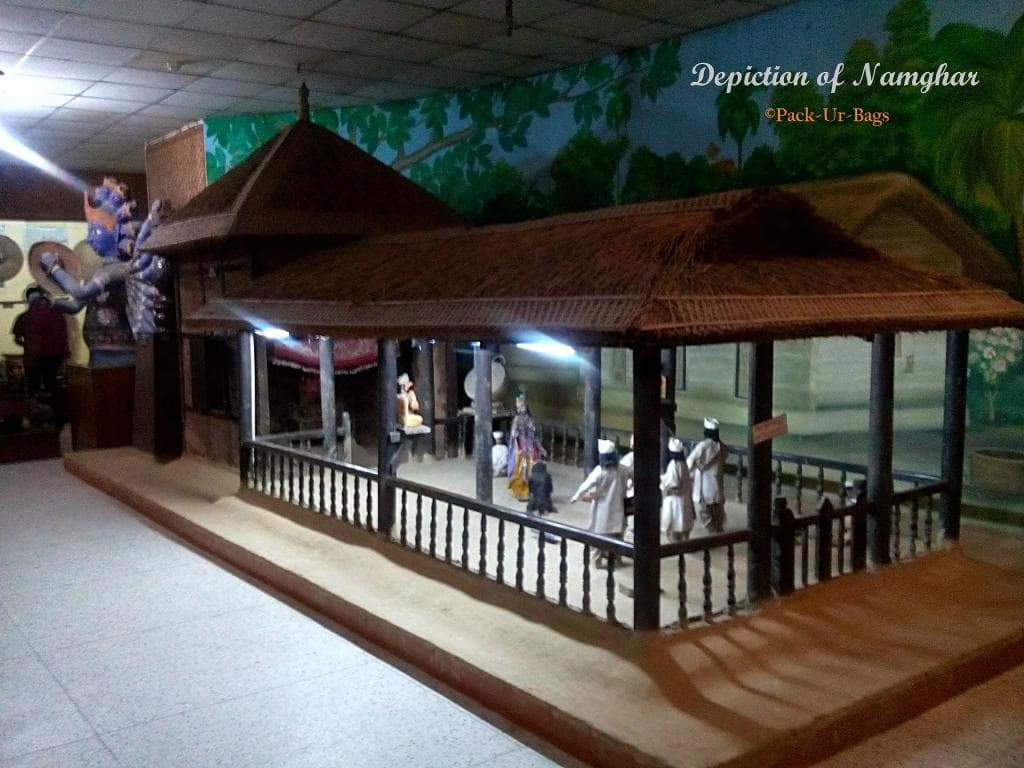 The Namghar ceremony in procession