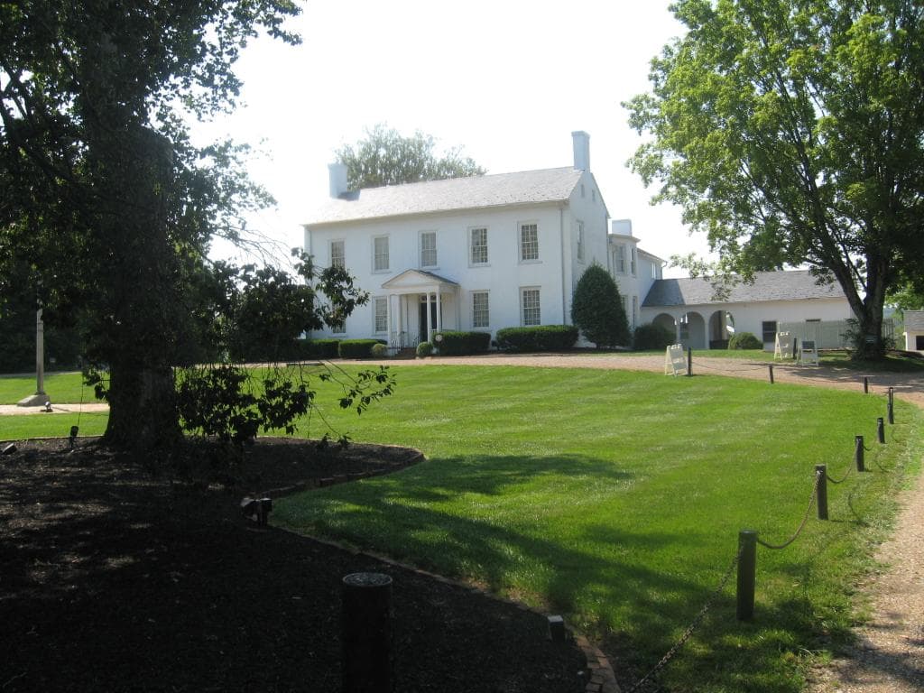 House from sidewalk