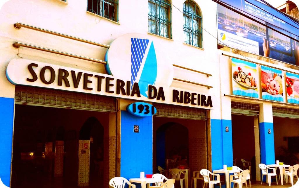 Fachada sorveteria da Ribeira
