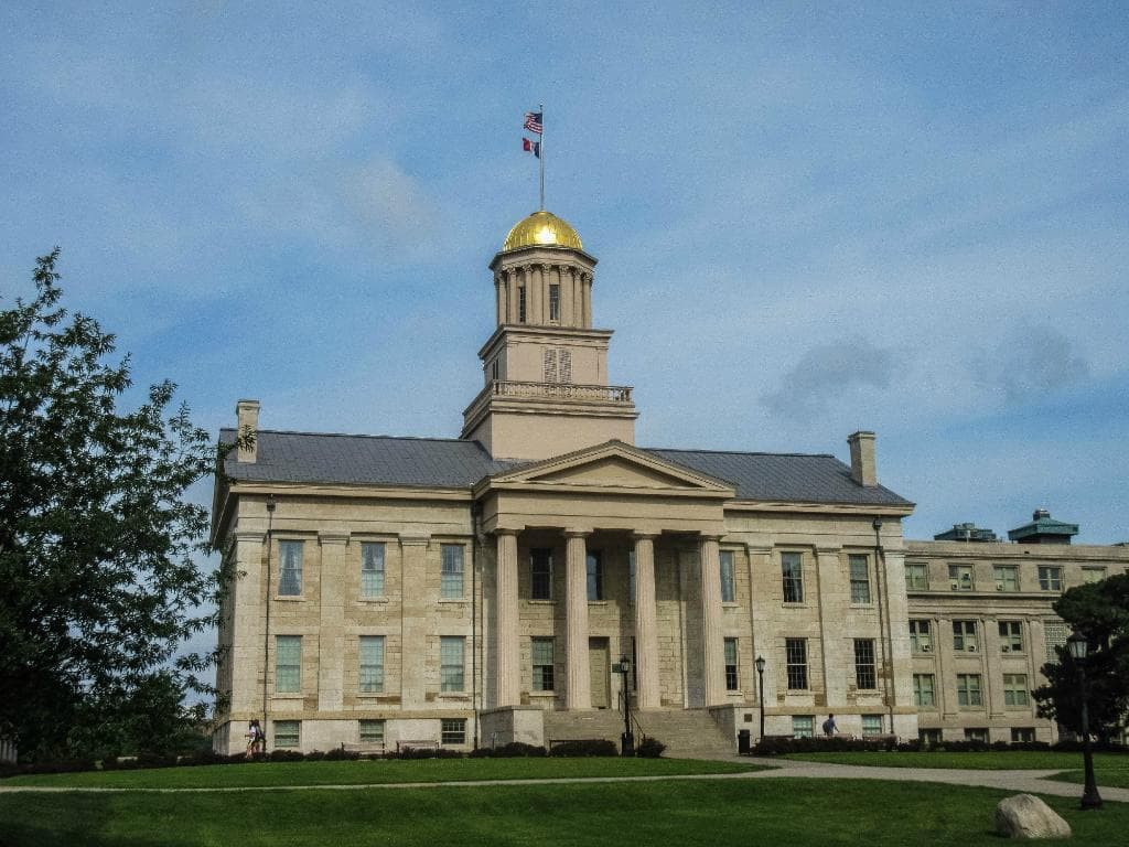 Old Iowa Capitol - part of Univ. of Iowa campus