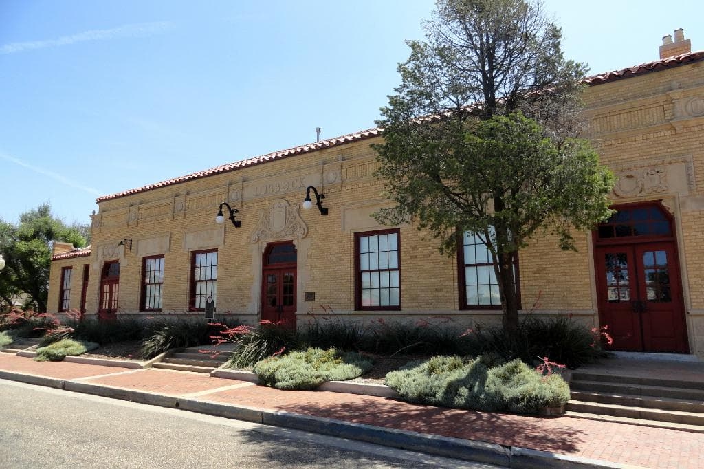 The museum is located in the back half of the former train station