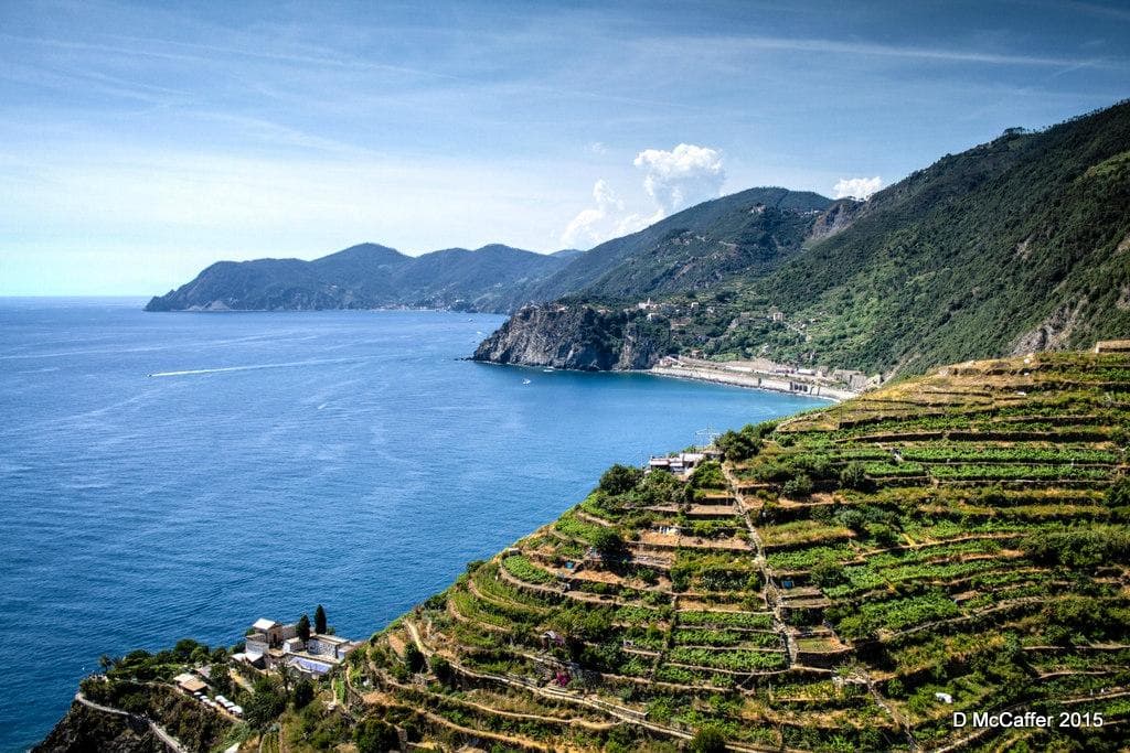 A view toward Manarola on route 531