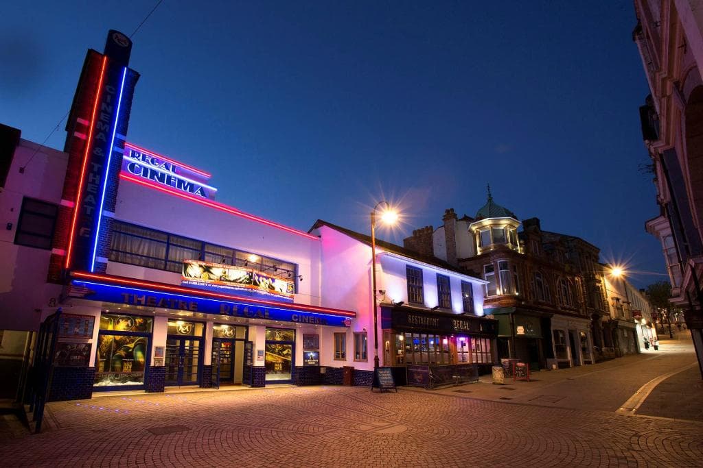 Regal Redruth at night
