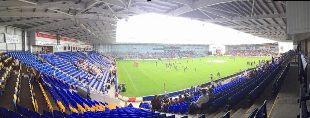 Our seats for the game excellent