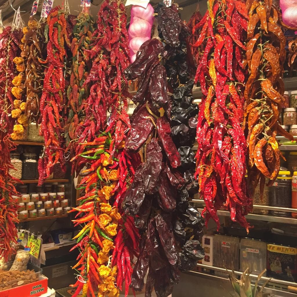 Great market! Fresh meat and fish and loads of tapas and tasty baked goods to try!