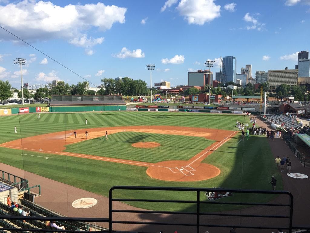 Great view from the box seats!