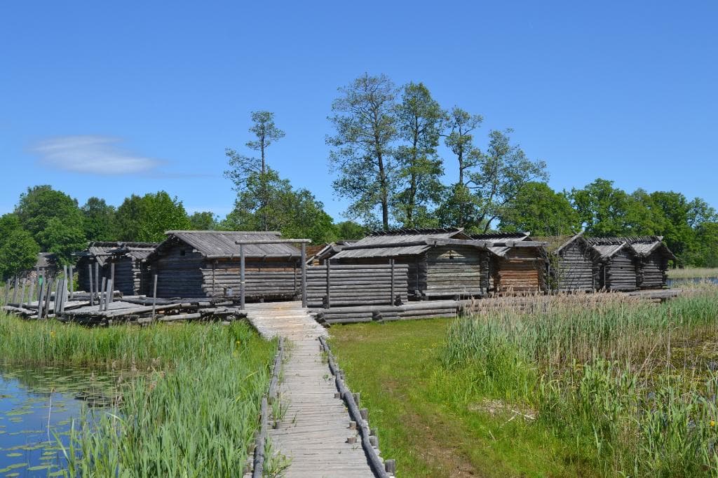 silted up access to the fishermen's village