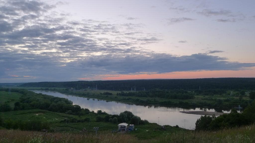 Вид из летнего кафе