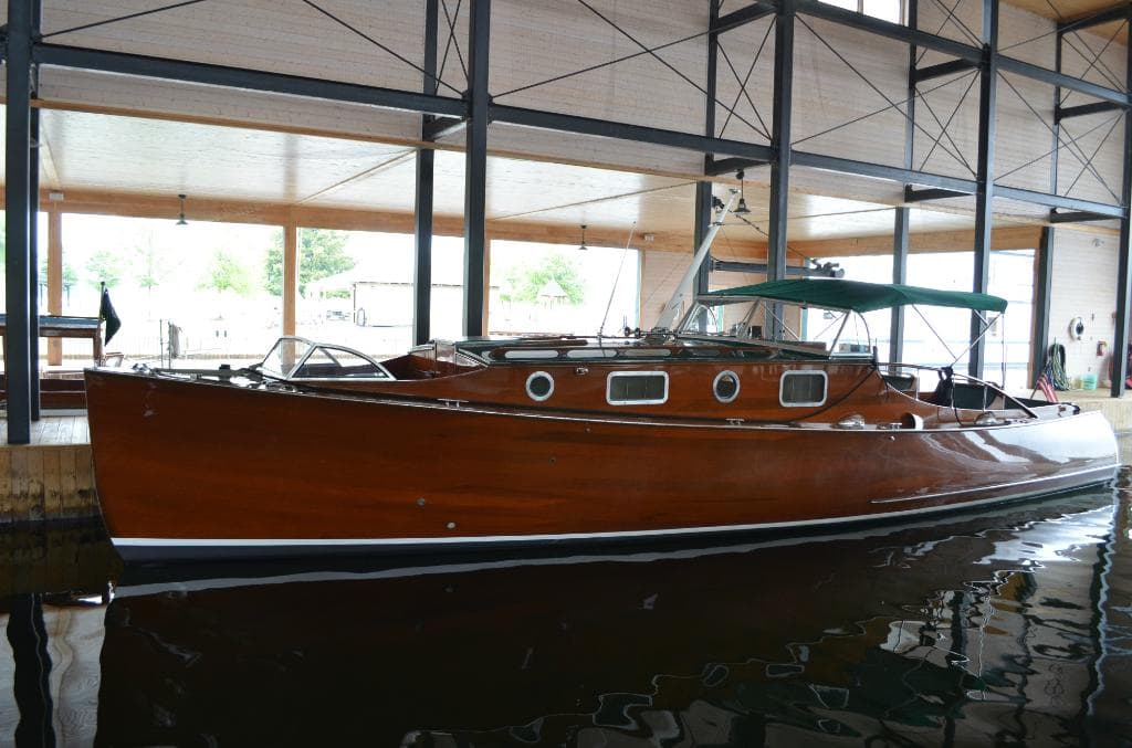Boat in Yacht house