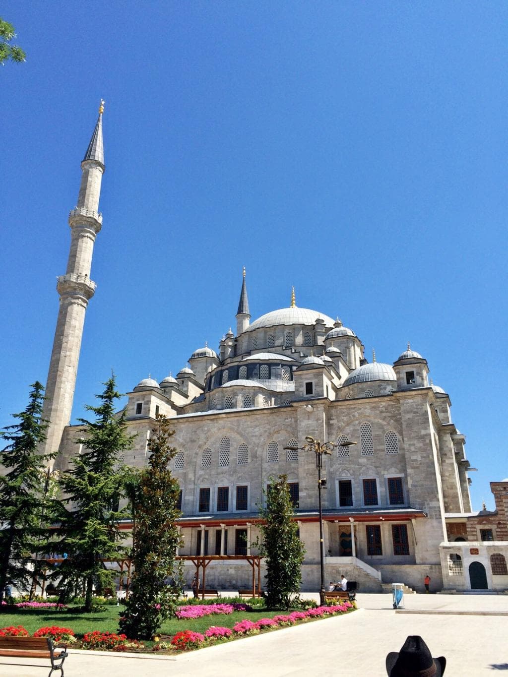 Beautiful mosque.Apparently the location is not reachable by tram,so either renting a car,or tak