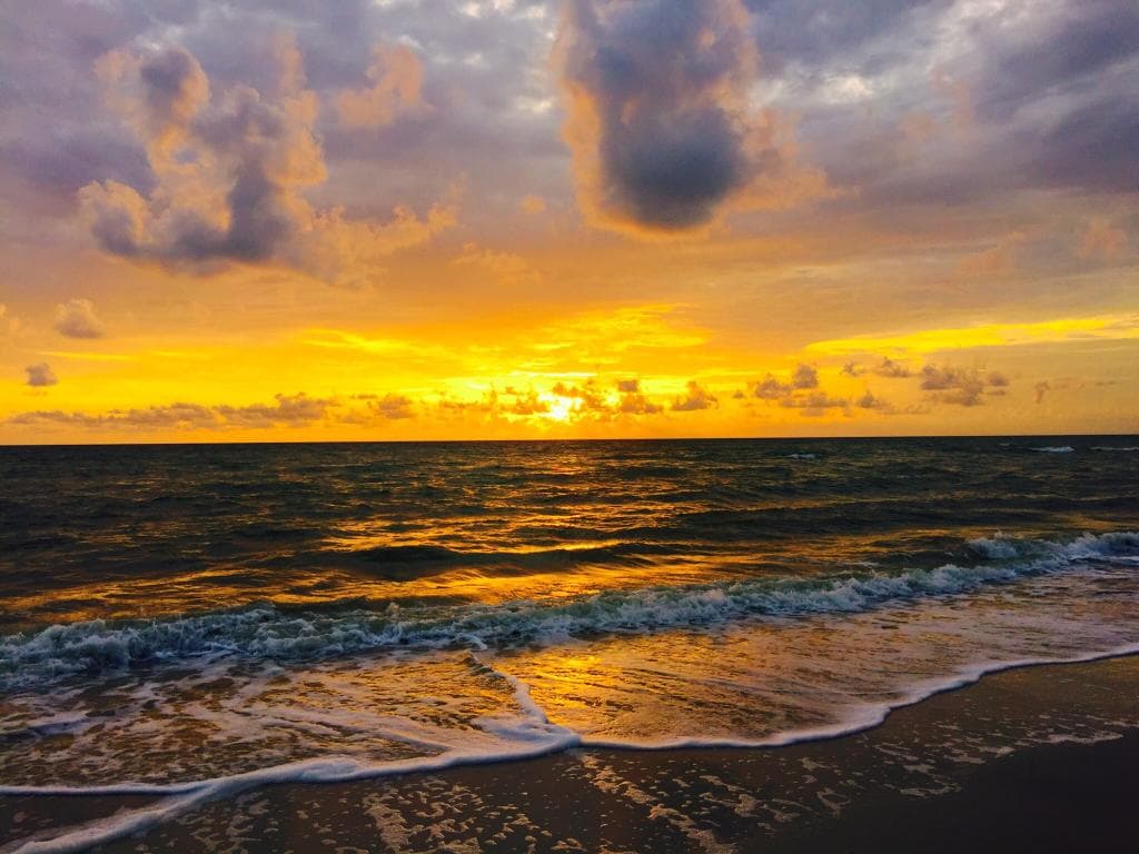 Les couchés de soleils y sont magnifiques !