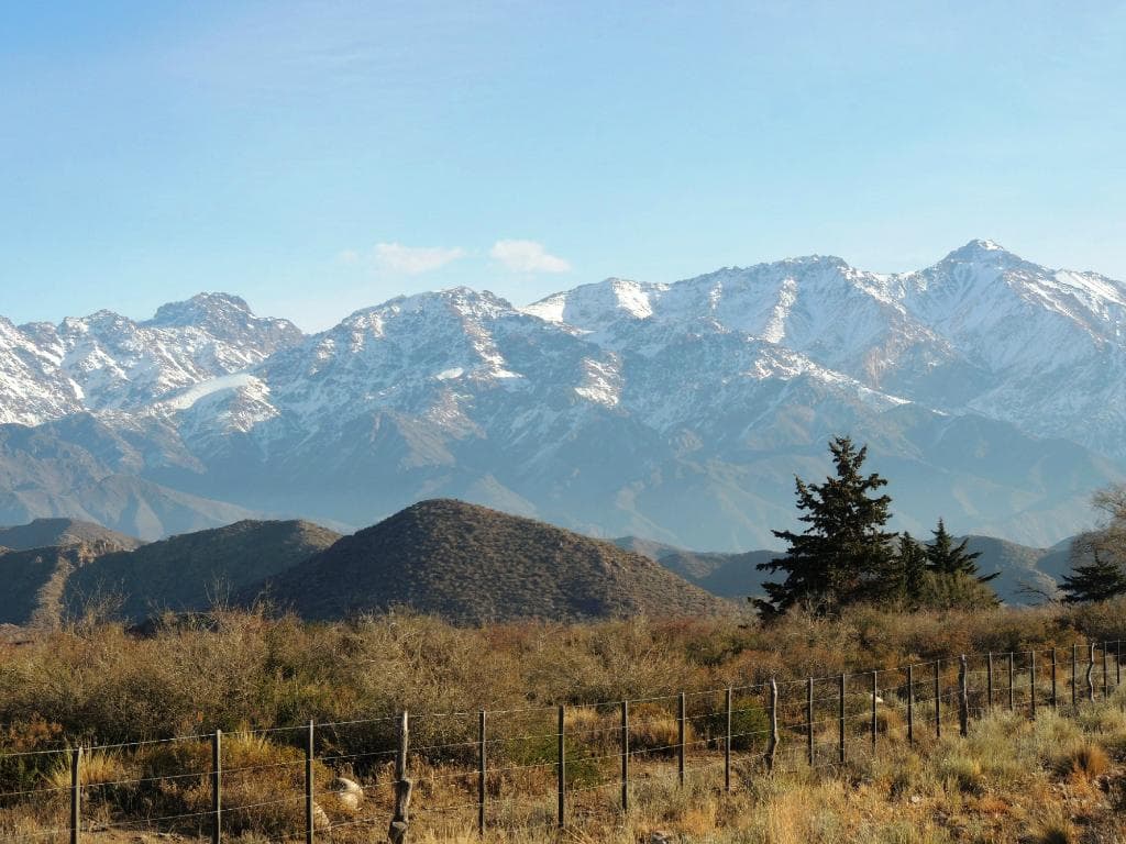 Paisaje del valle de Uco