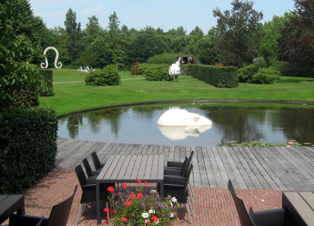 zicht vanaf het terras