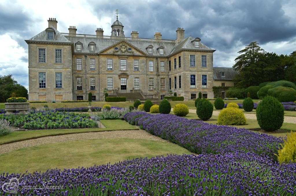 Belton house from the Lavender garden