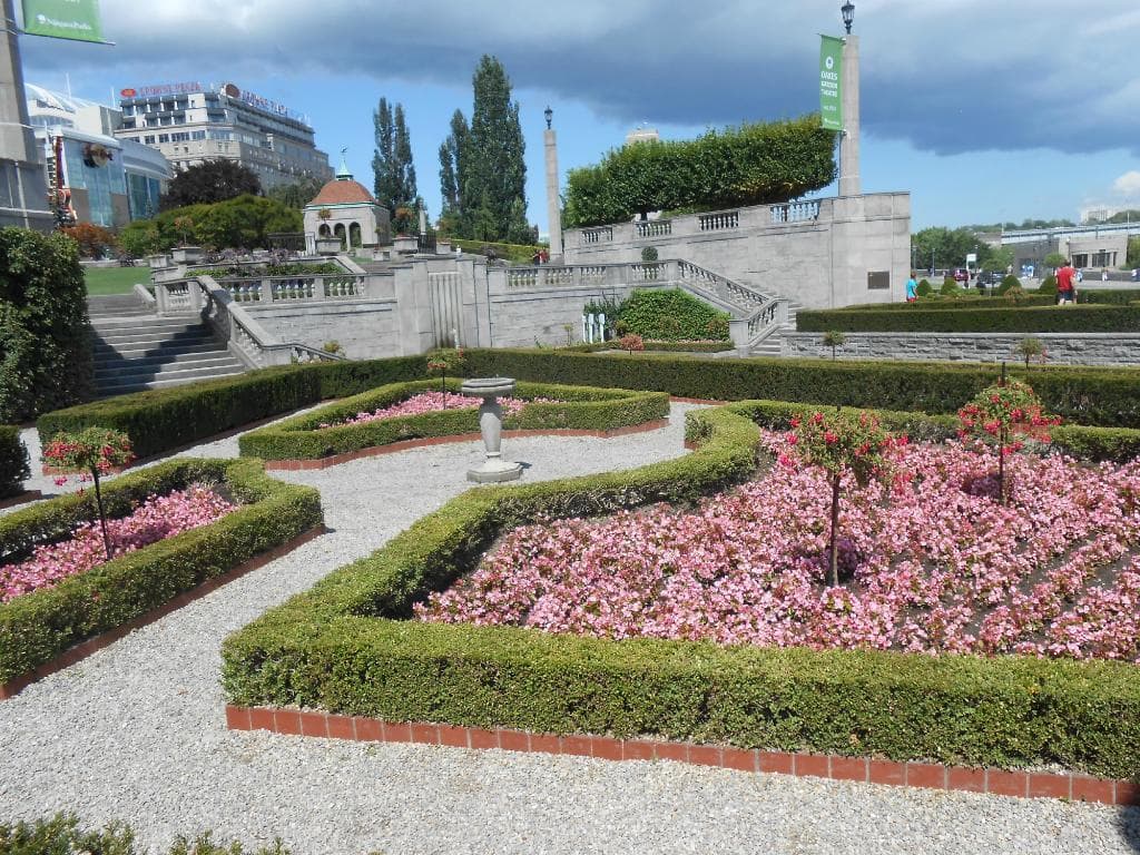 beside the park