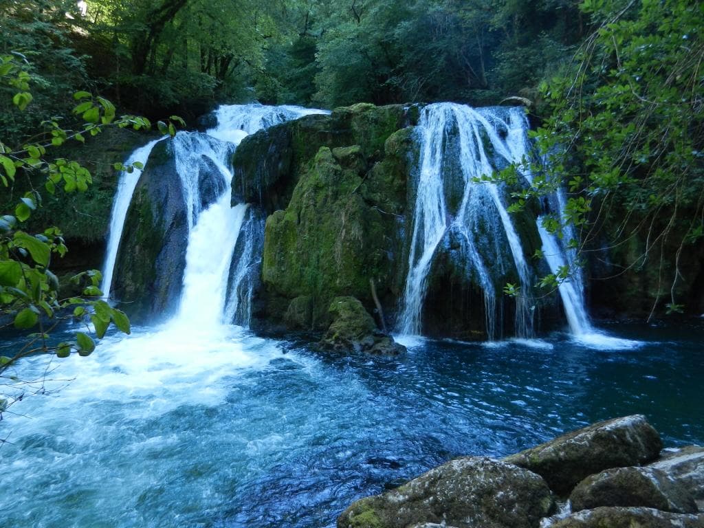 The second cascade, 200 meters down the river