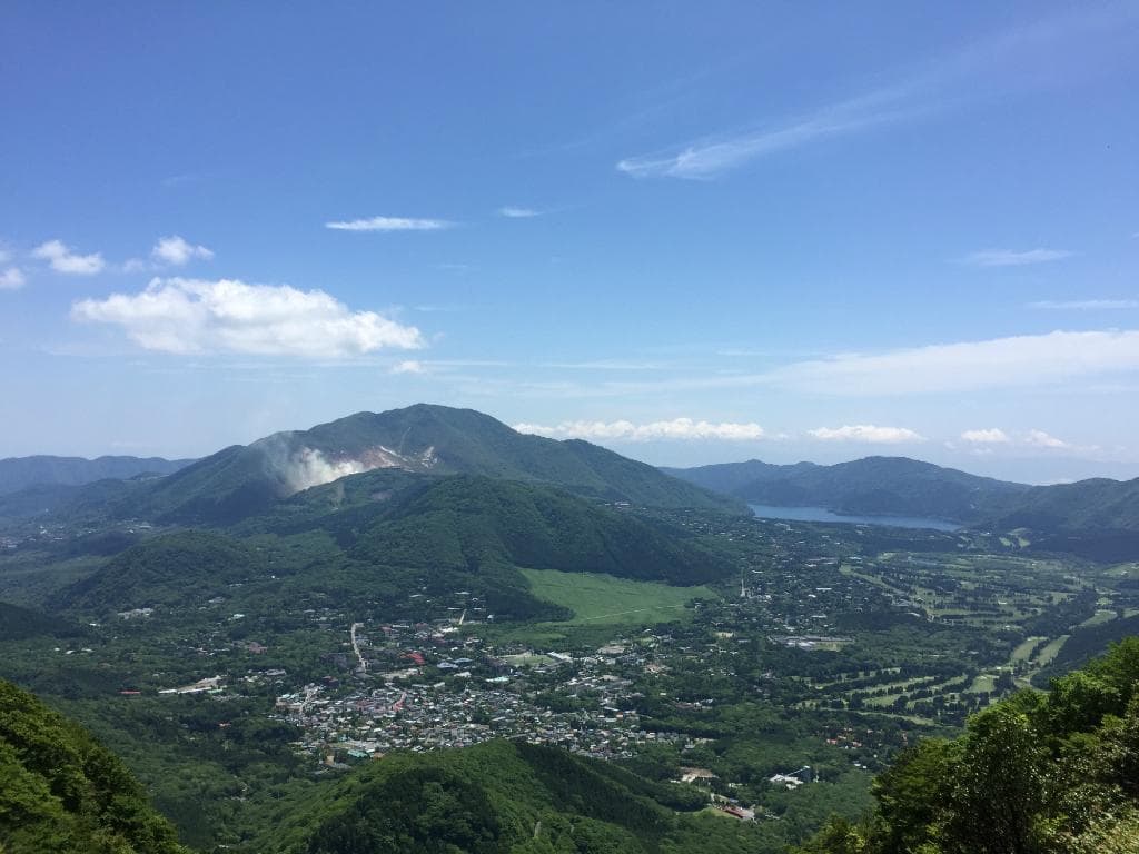 登山道から