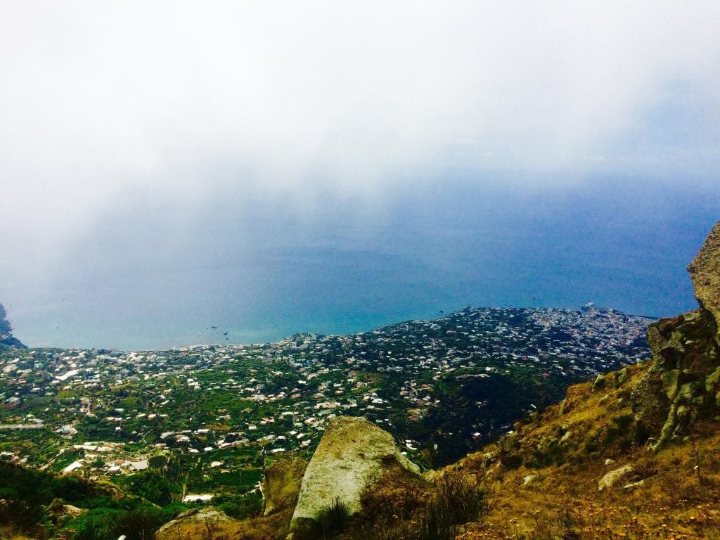 Vista dalla cima del monte epomeo! Un'esperienza bellissima!! Assolutamente da fare!