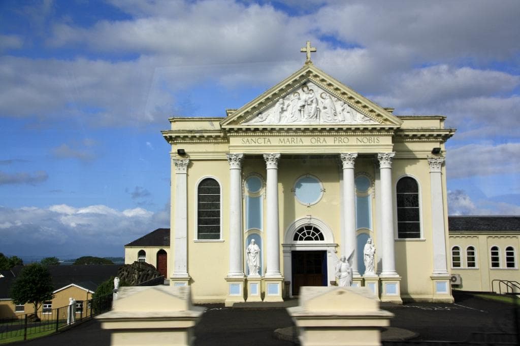 Exterior view of church
