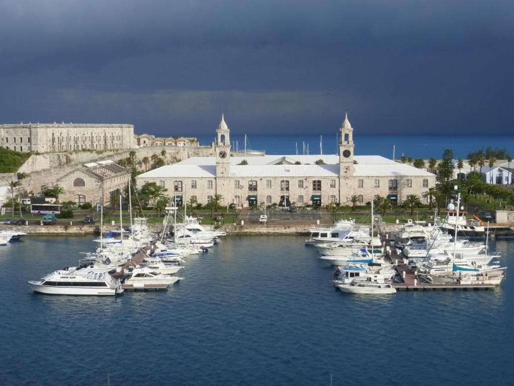 View Of Clock Tower From Cruise Ship
