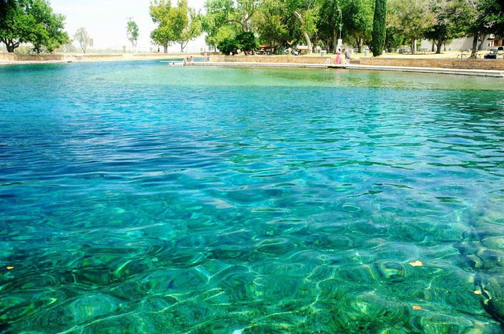 view from center part of swimming area