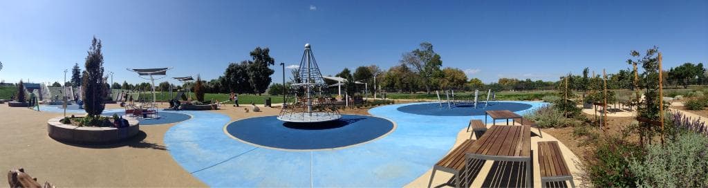 Awesome new park that gets kids playing.