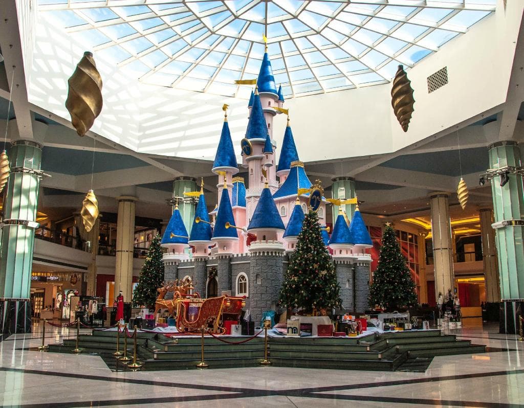 Disney Castle in Al Ain Mall Main Atrium