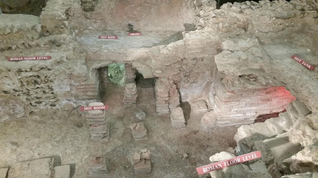 Part of the bath