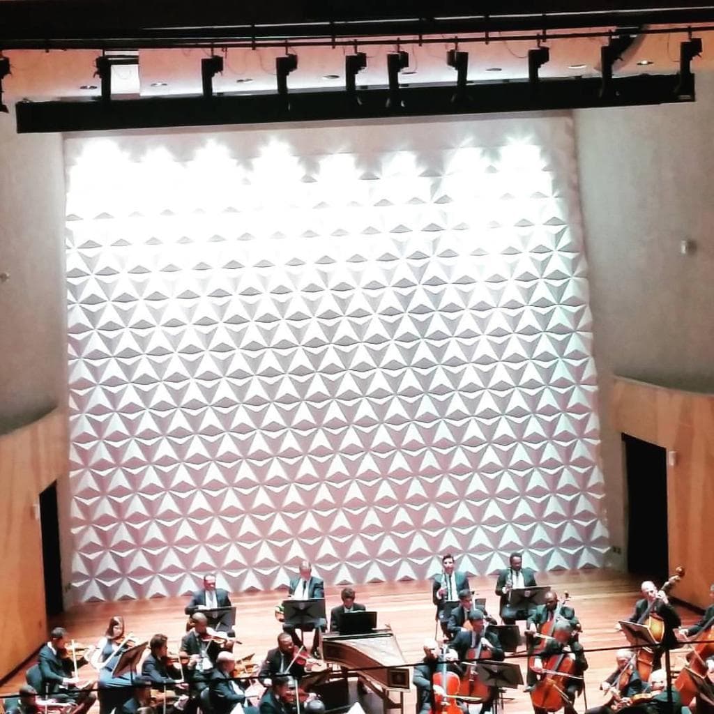 Vista da orquestra do andar superior