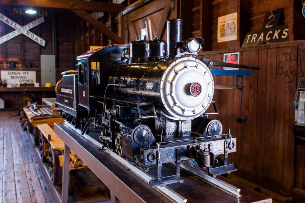 Model train, West Florida Railroad Museum